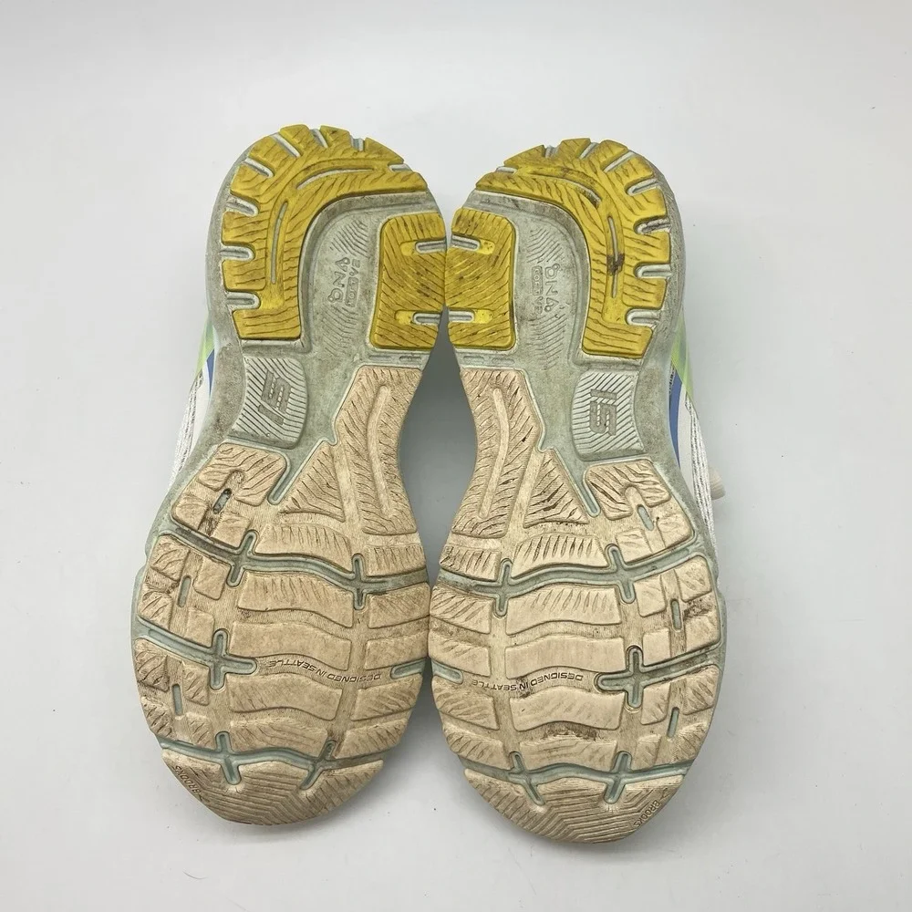 Brooks Sneakers Womens 8.5 B Ghost 15 1203801B130‎ White Running Athletic Shoes